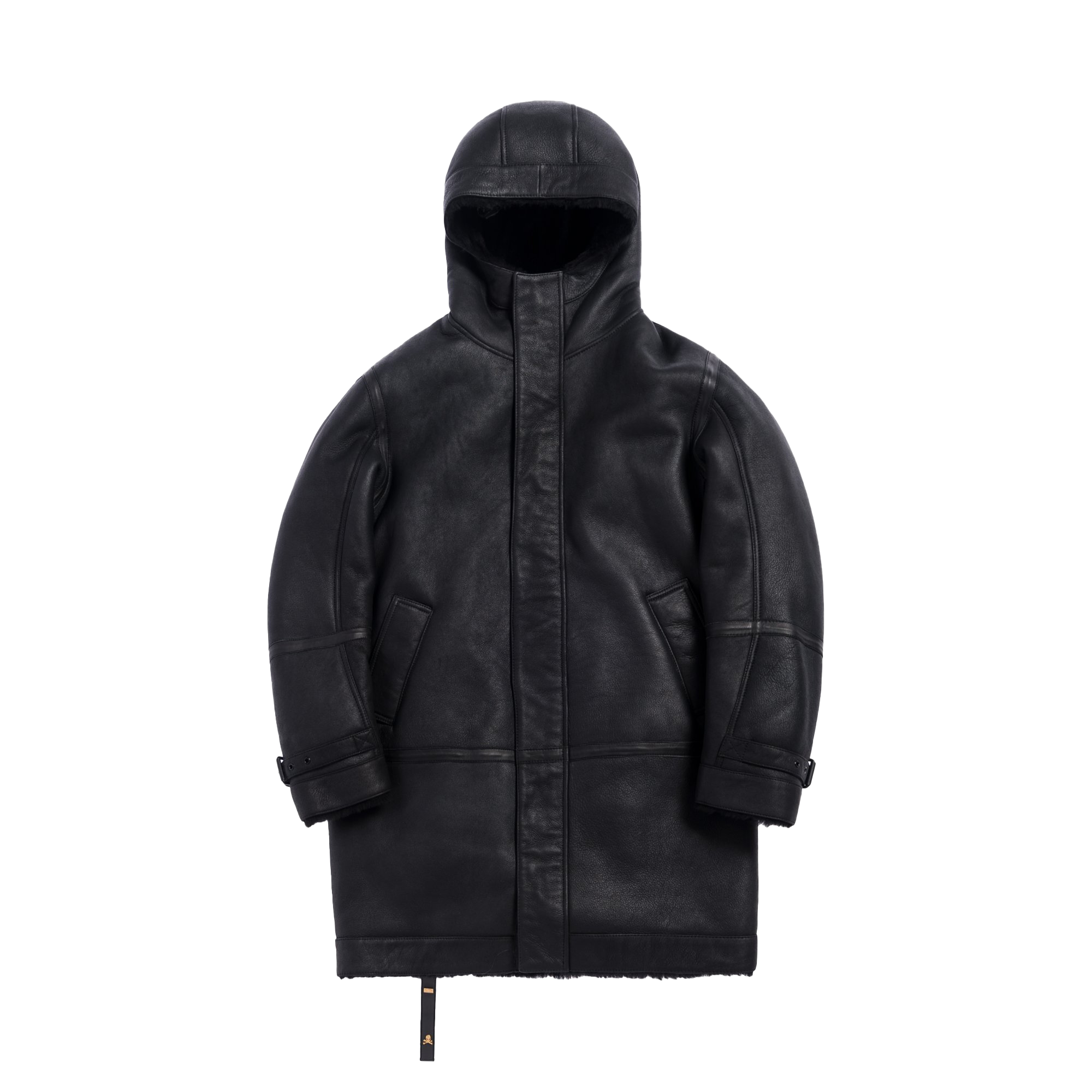 streetwear Kith x mastermind WORLD Hilldale Shearling Parka Black
