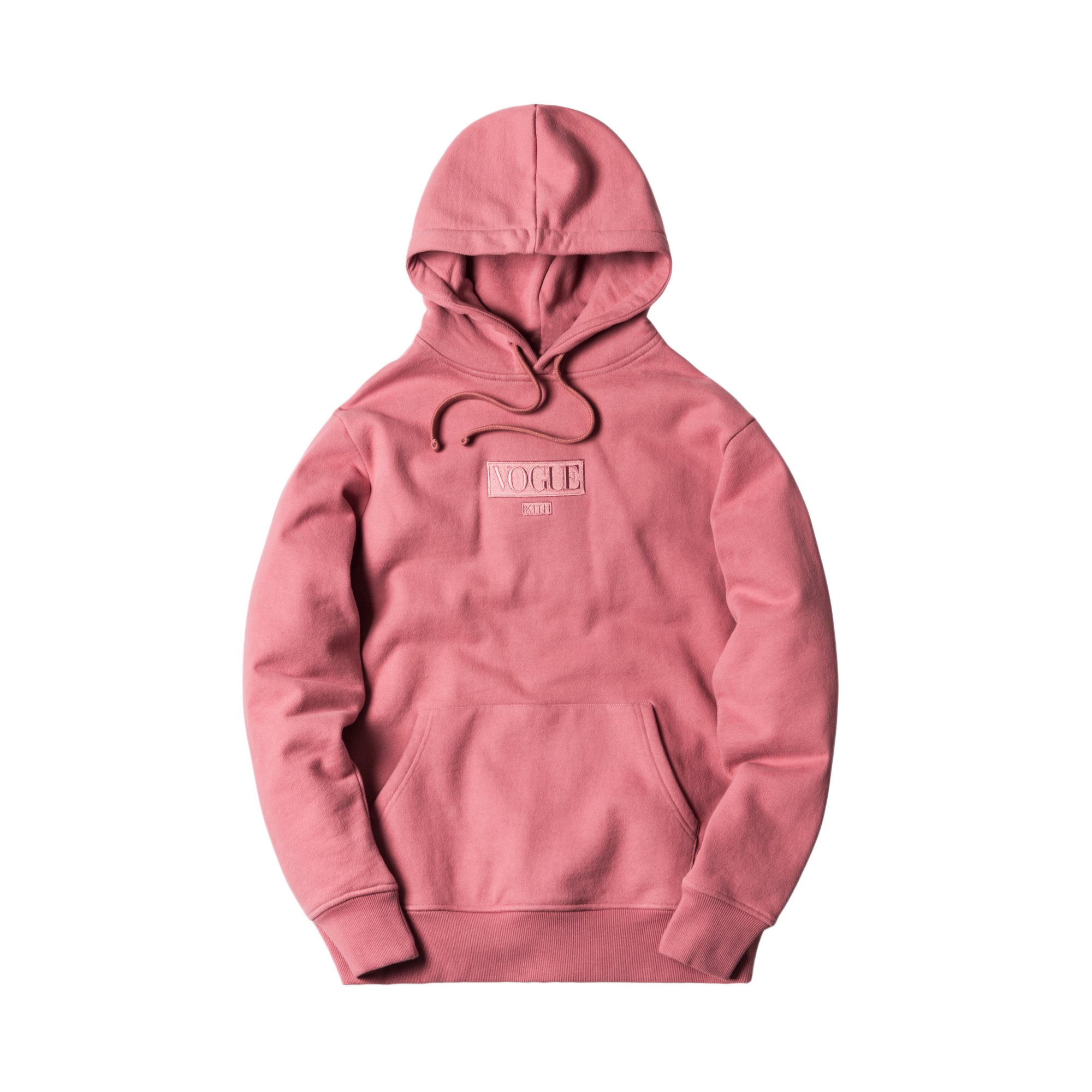 streetwear Kith x Vogue Hoodie Dusty Rose