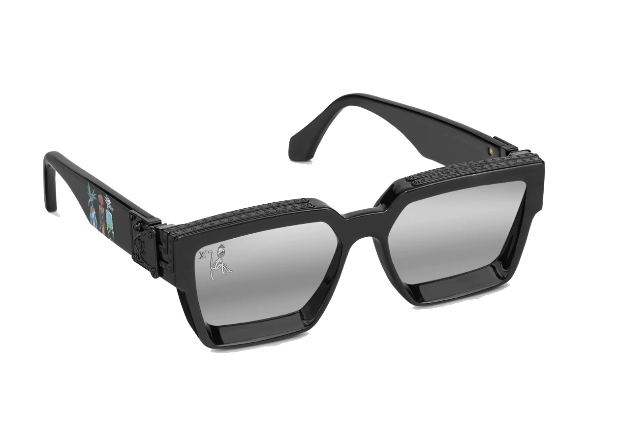 streetwear Louis Vuitton Sunglasses Black Louis Vuitton 1.1 Millionaire Black