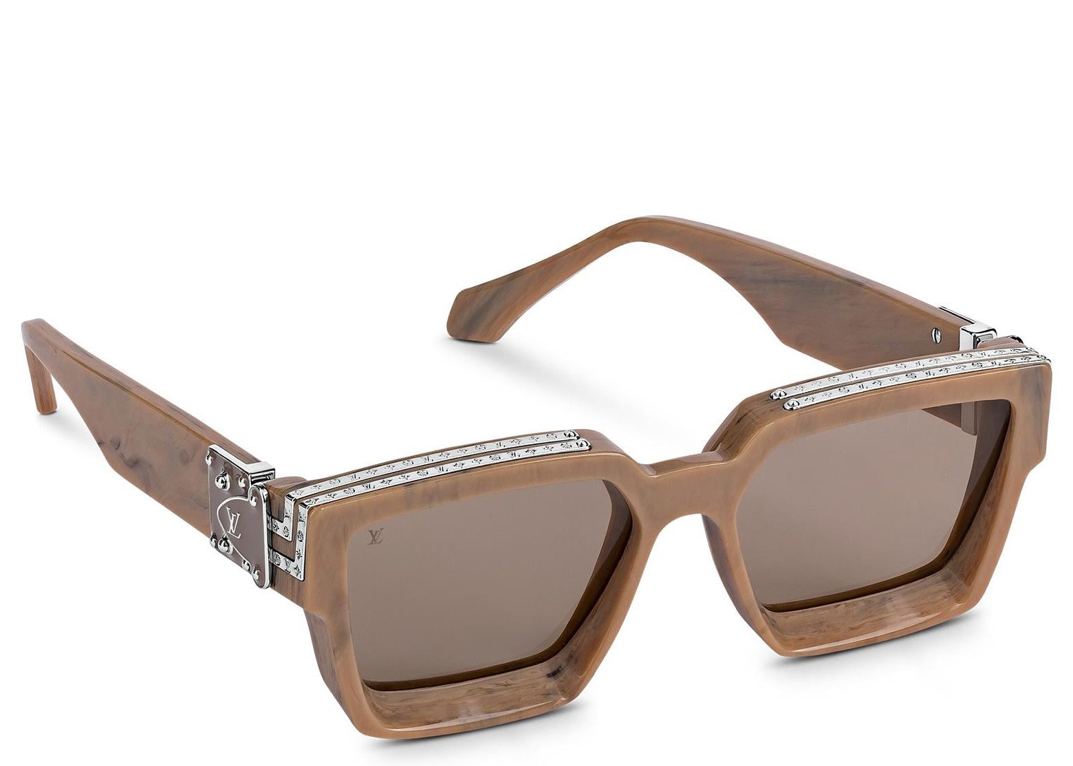 streetwear Louis Vuitton 1.1 Millionaires Sunglasses Camel