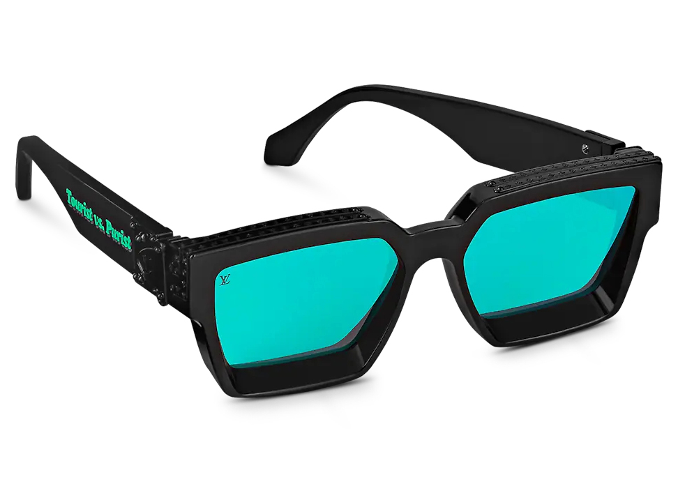streetwear Louis Vuitton Green Louis Vuitton 1.1 Millionaires Sunglasses Black