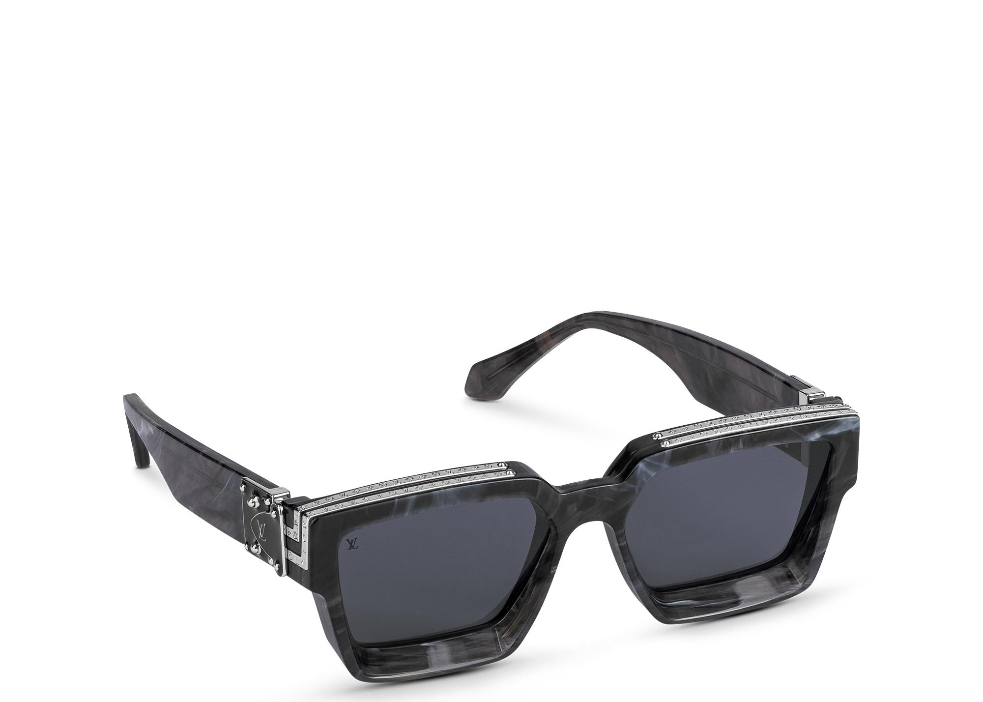 streetwear Louis Vuitton 1.1 Millionaires Sunglasses Gris Marble