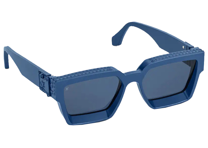 streetwear Louis Vuitton 1.1 Millionaires Sunglasses Navy Blue