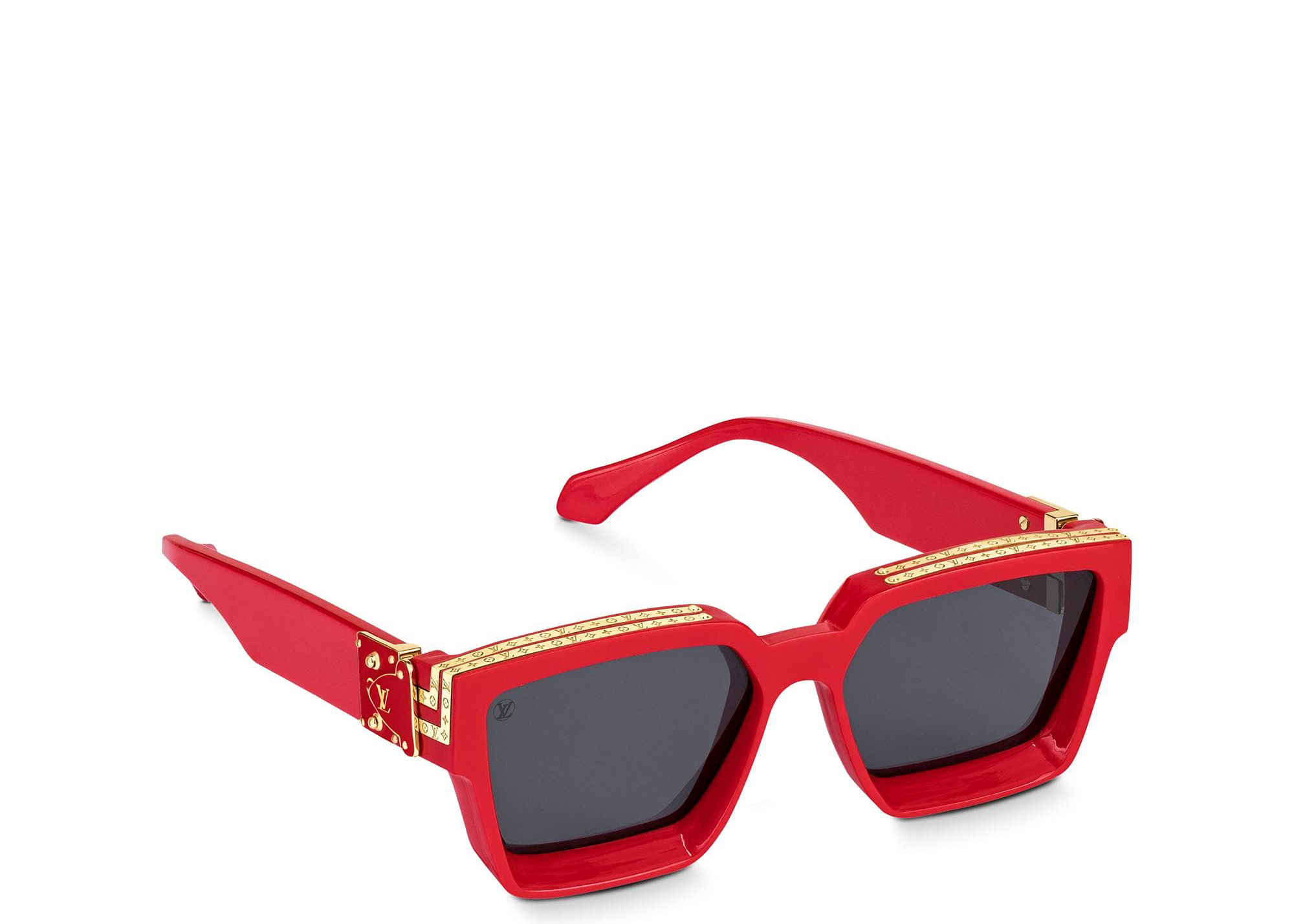 streetwear Louis Vuitton 1.1 Millionaires Sunglasses Red