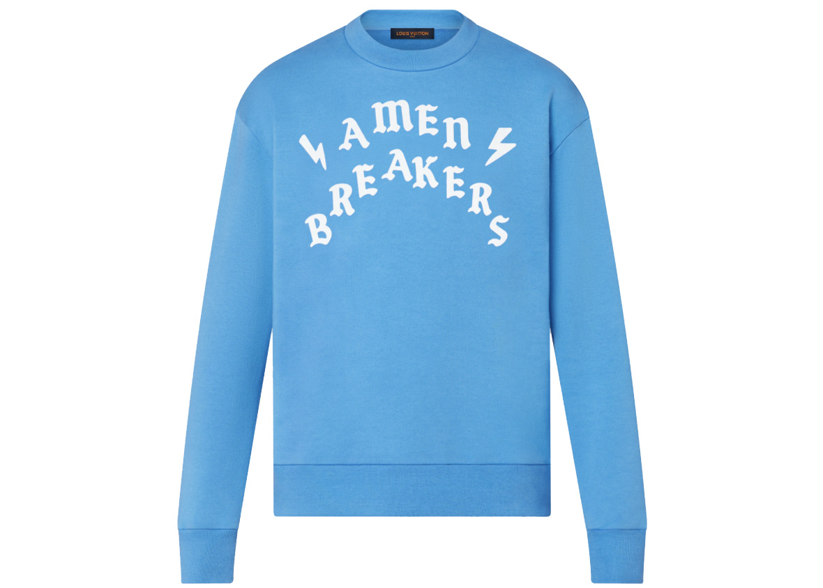 streetwear Louis Vuitton Amen Breakers Crewneck Blue