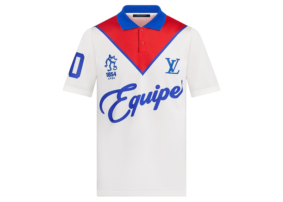 streetwear Louis Vuitton Equipe LV Polo White