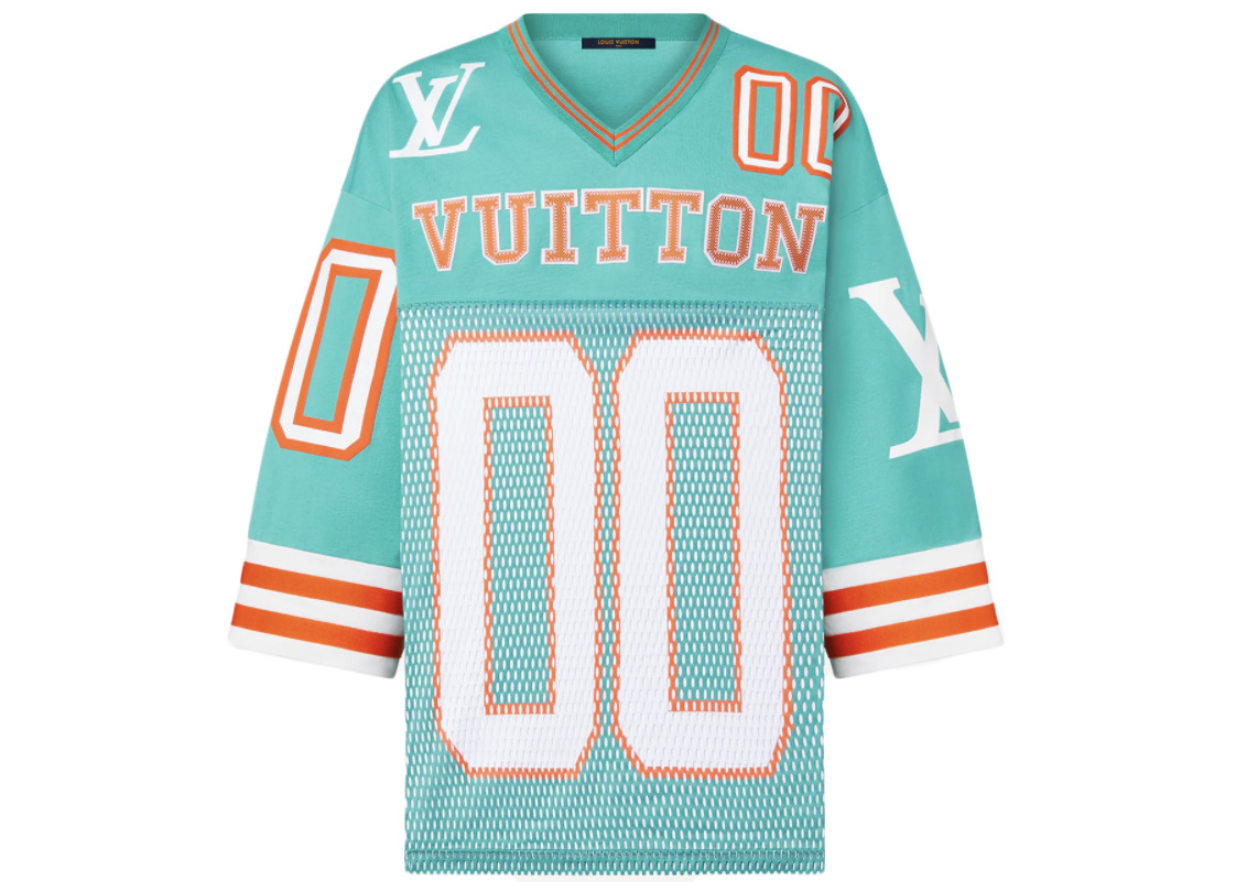 streetwear Louis Vuitton Hockey Jersey T-shirt Mint