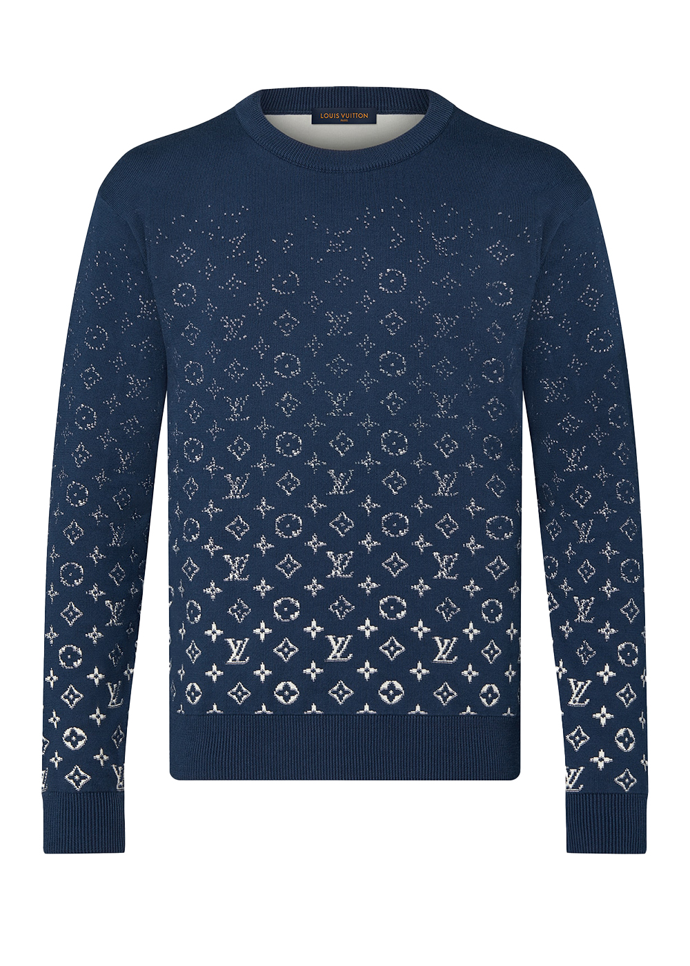 streetwear Louis Vuitton LVSE Monogram Degrade Crewneck Dark Ocean