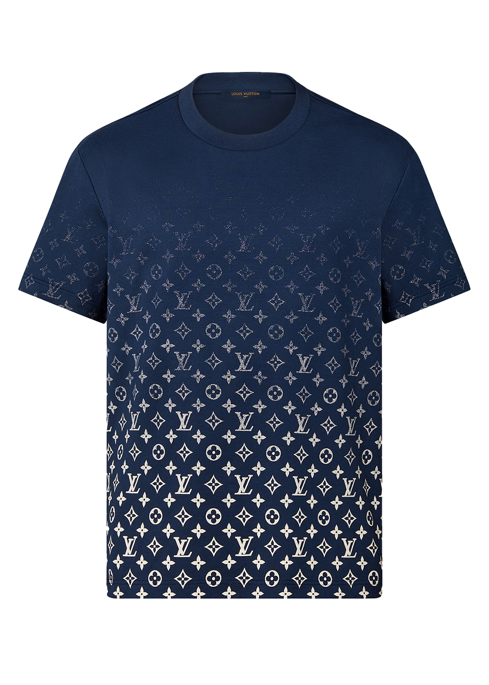 streetwear Louis Vuitton LVSE Monogram Gradient T-Shirt Dark Ocean