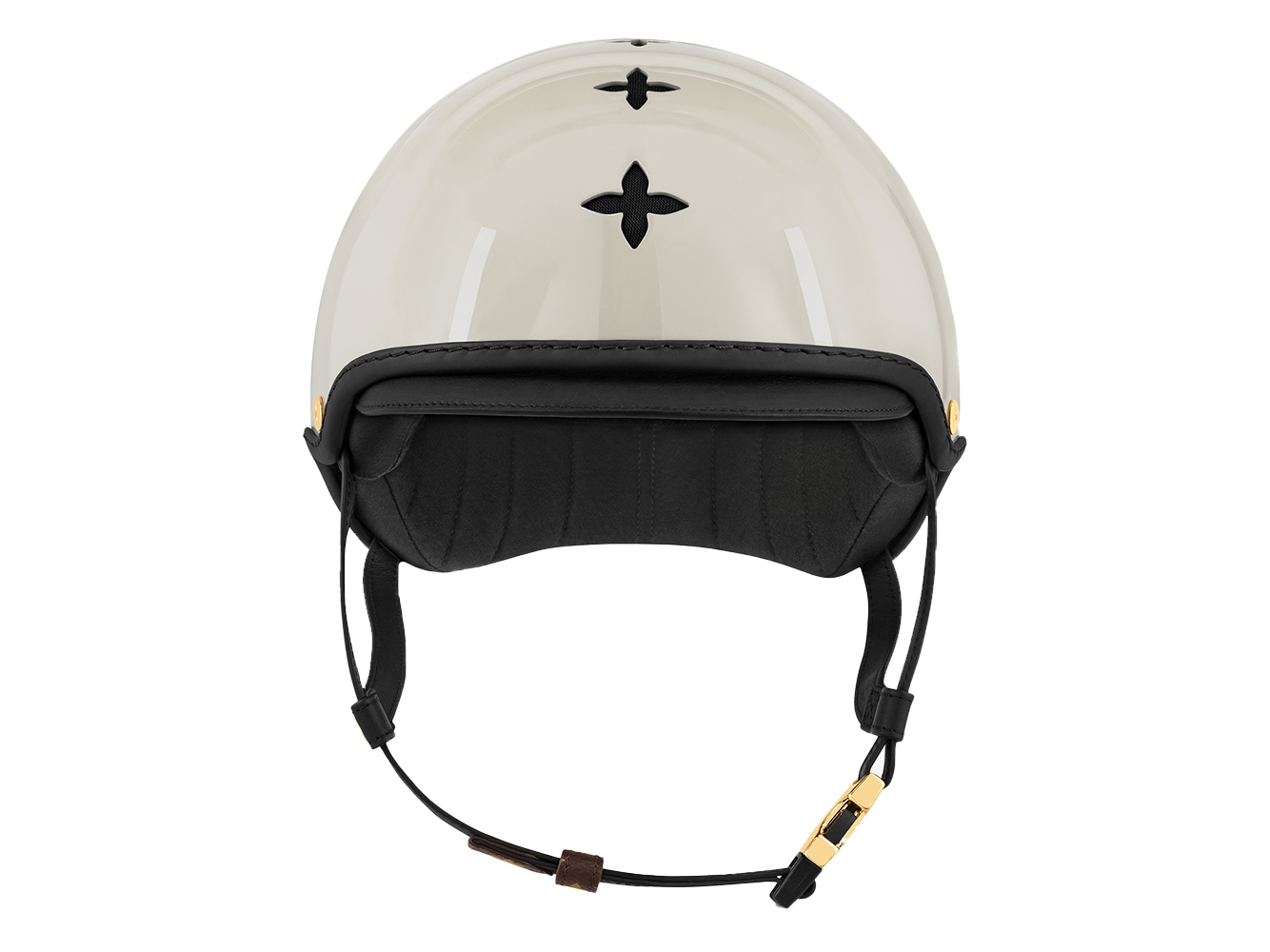 streetwear Louis Vuitton MM Bicycle Helmet Monogram/Beige/Black/Gold