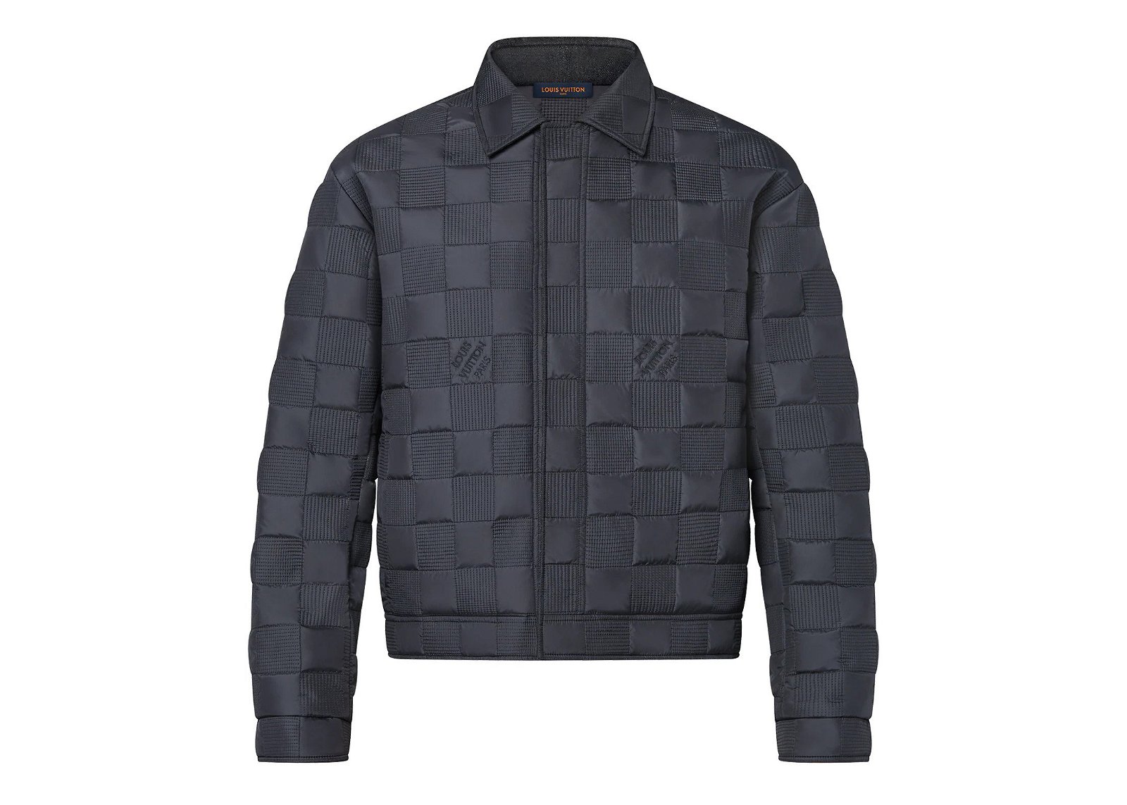 streetwear Louis Vuitton Quilted Damier Blouson Dark Grey