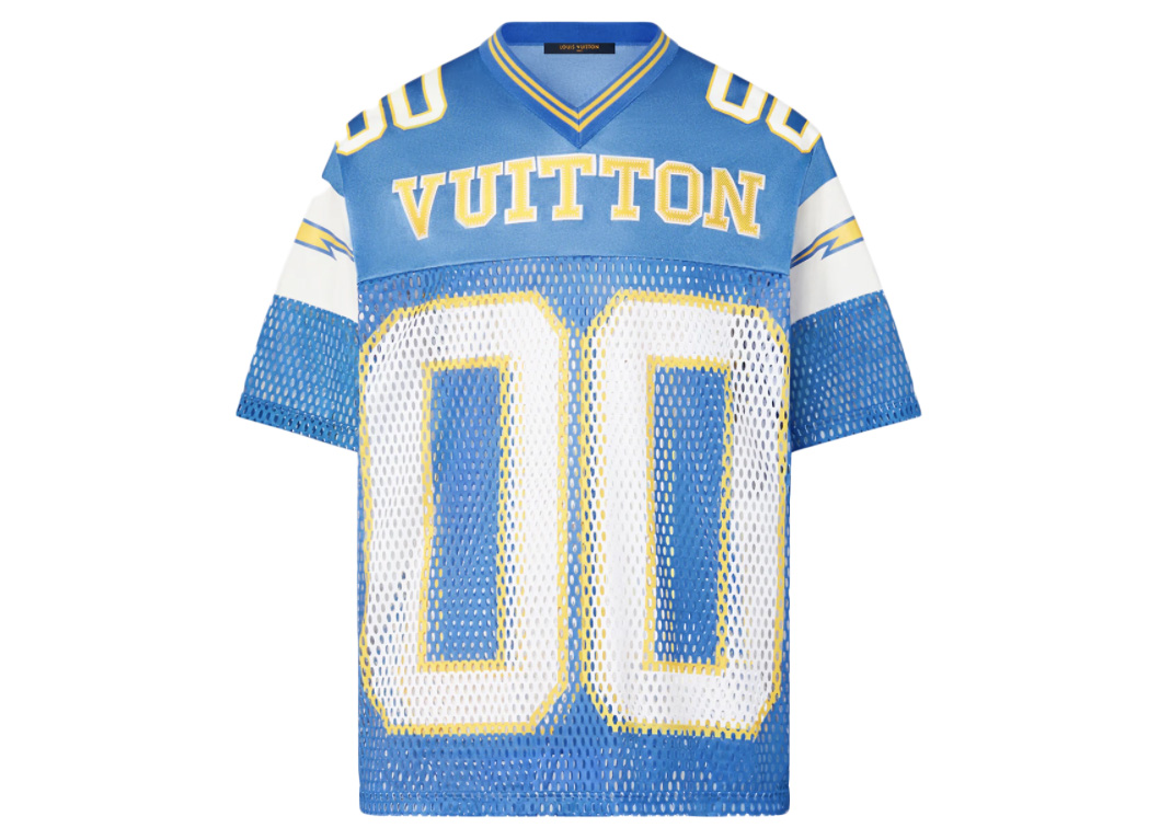 streetwear Louis Vuitton Sporty T-shirt with Patch Blue