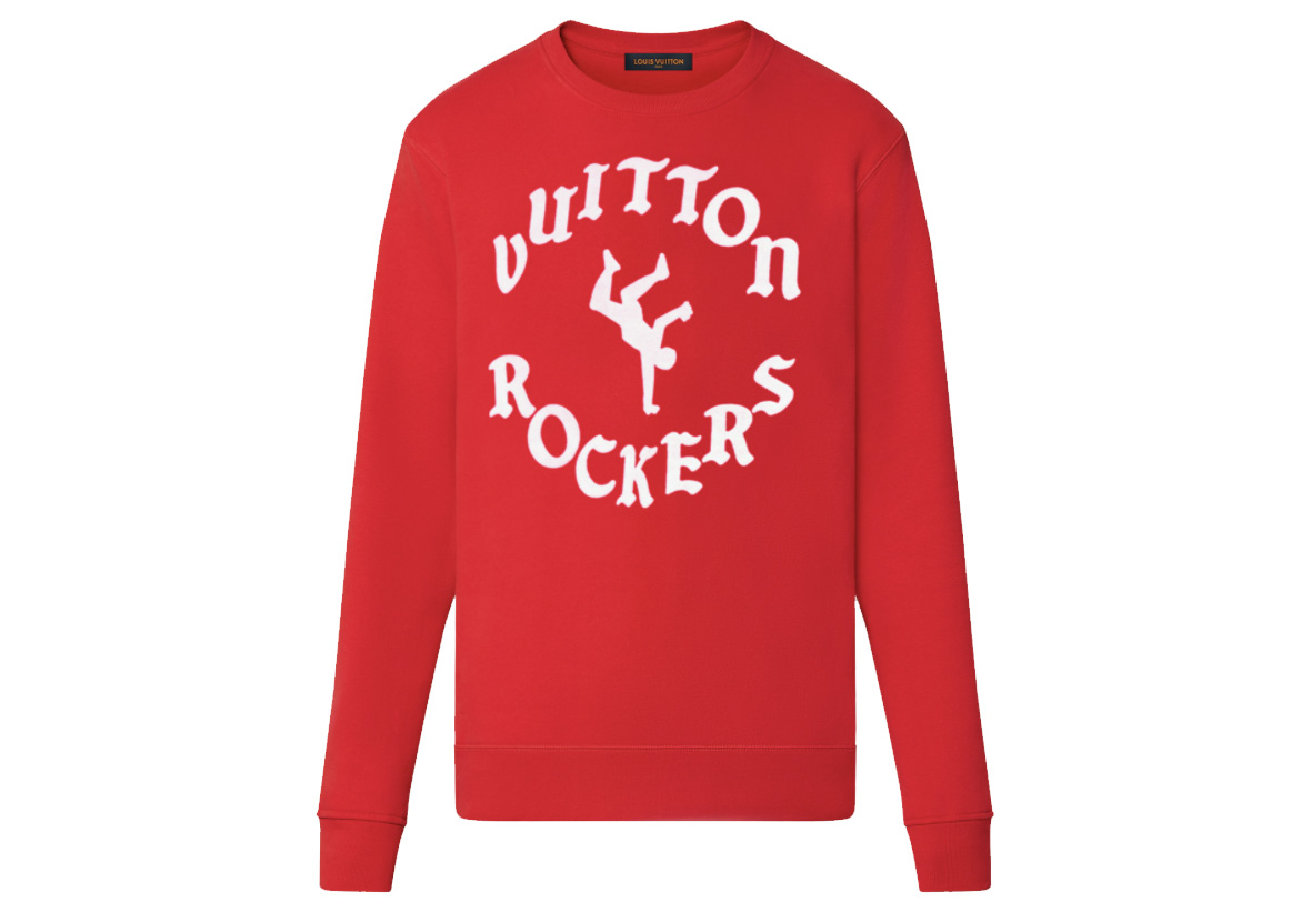 streetwear Louis Vuitton Vuitton Rockers Crewneck Rio Red