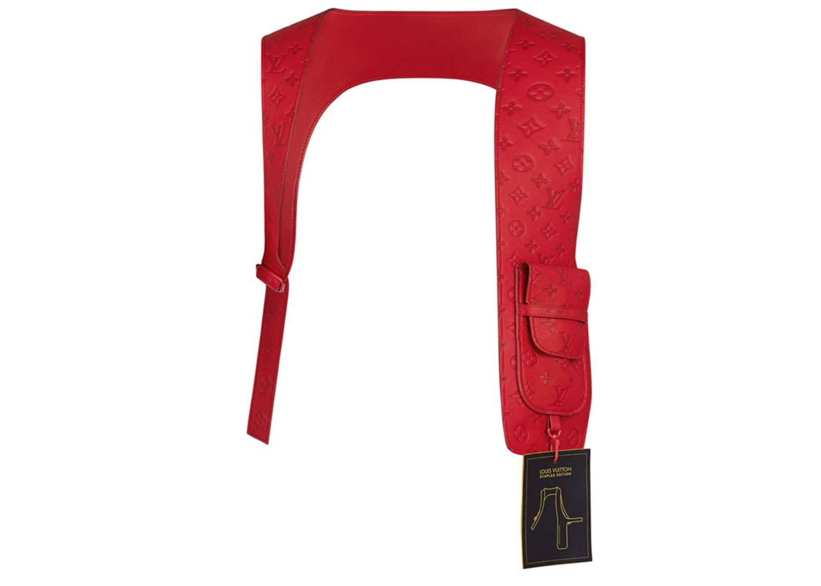 streetwear Louis Vuitton x NBA Embossed Monogram Mid-Layer Red
