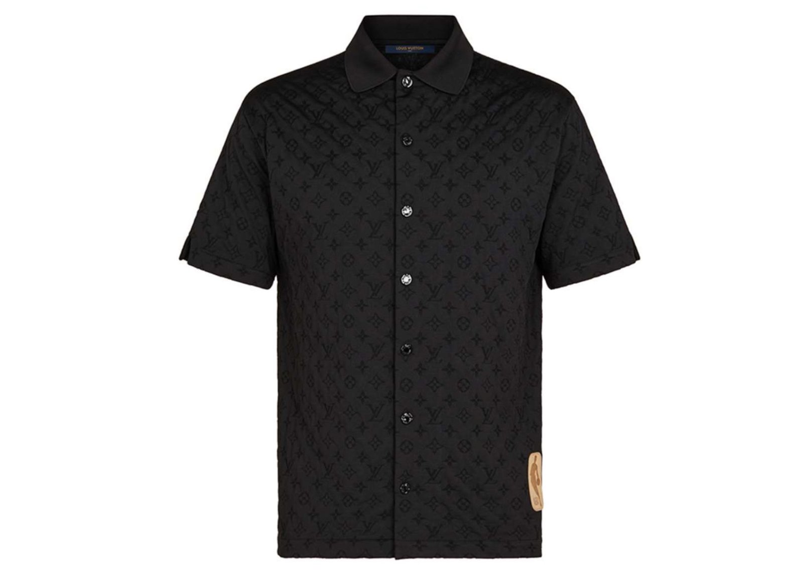 streetwear Louis Vuitton x NBA Monogram Buttoned Shirt Black