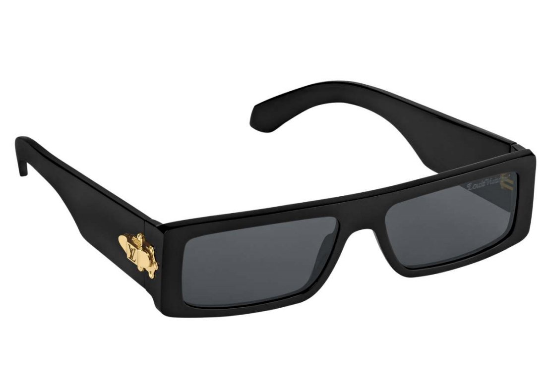 streetwear Louis Vuitton x Nigo Lock Sunglasses Noir