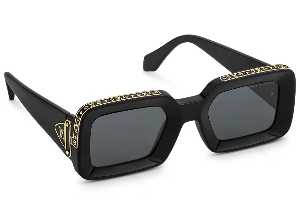 streetwear Louis Vuitton x Nigo Zillionaires Sunglasses Black