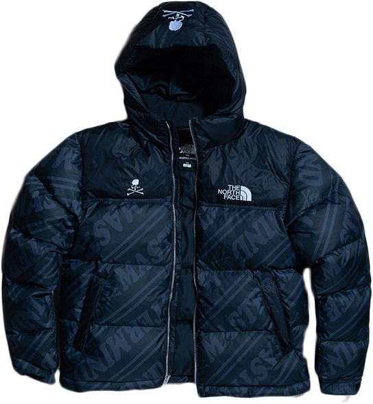 streetwear Mastermind The North Face Nuptse Jacket Black