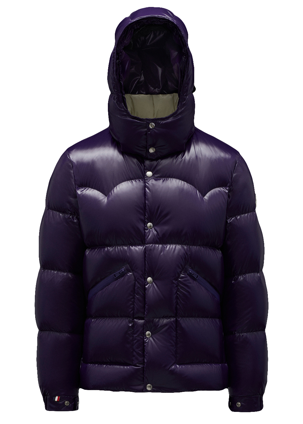 streetwear Moncler Coutard Short Down Jacket Ink Blue