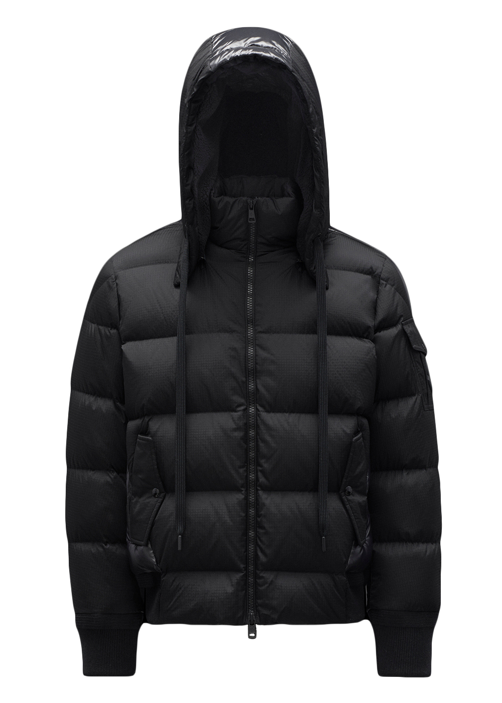 streetwear Moncler Deschamps Short Down Jacket Black