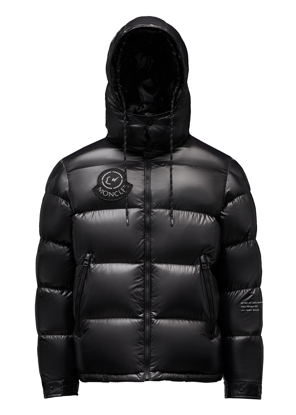 streetwear Moncler Frgmt Hiroshi Fujiwara Hantium Short Down Jacket Black