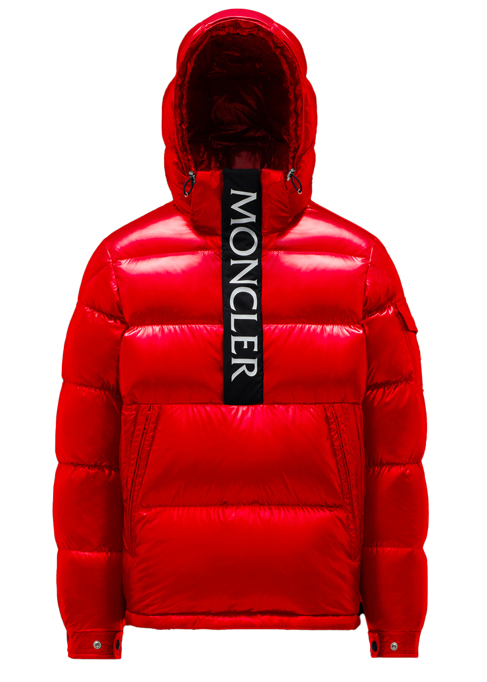 streetwear Moncler Maury Short Down Jacket Ruby Red