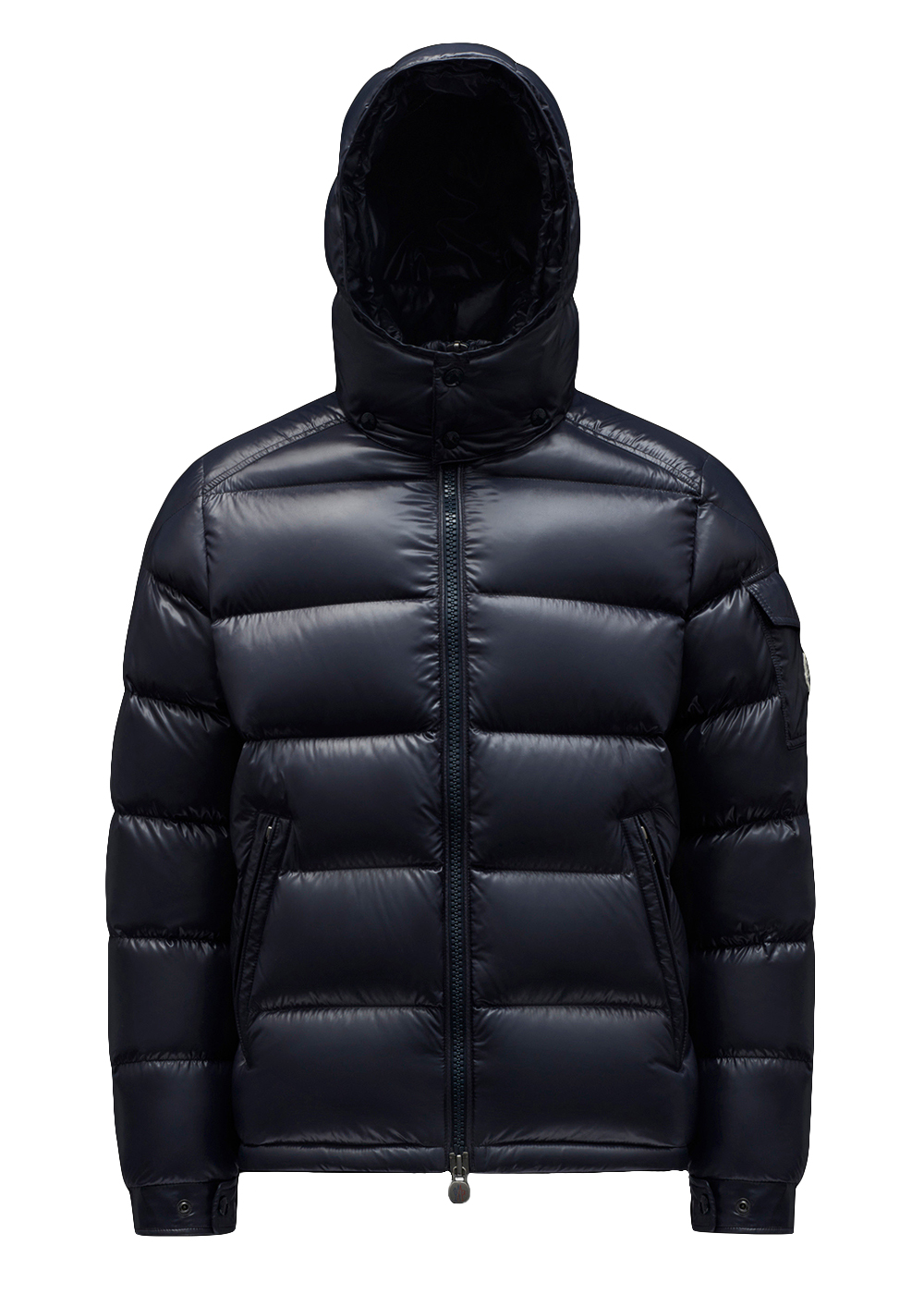 streetwear Moncler Maya Short Down Jacket Night Blue