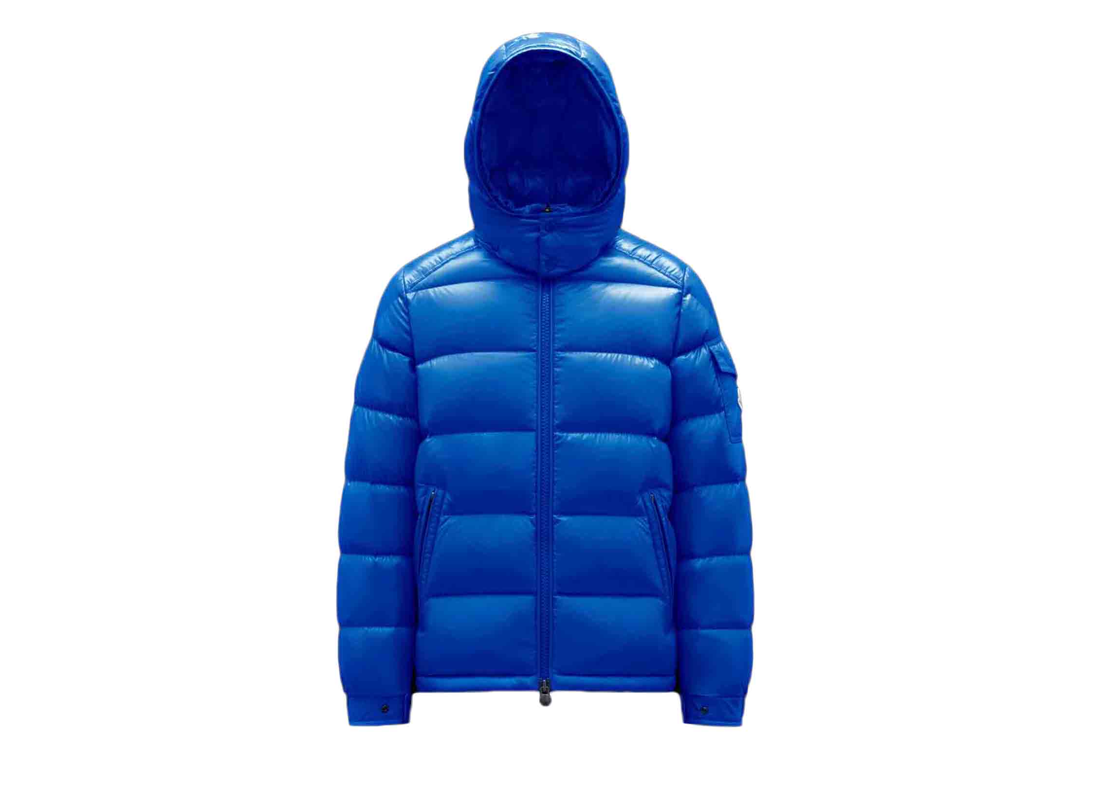 streetwear Moncler Maya Short Down Jacket Sky Blue