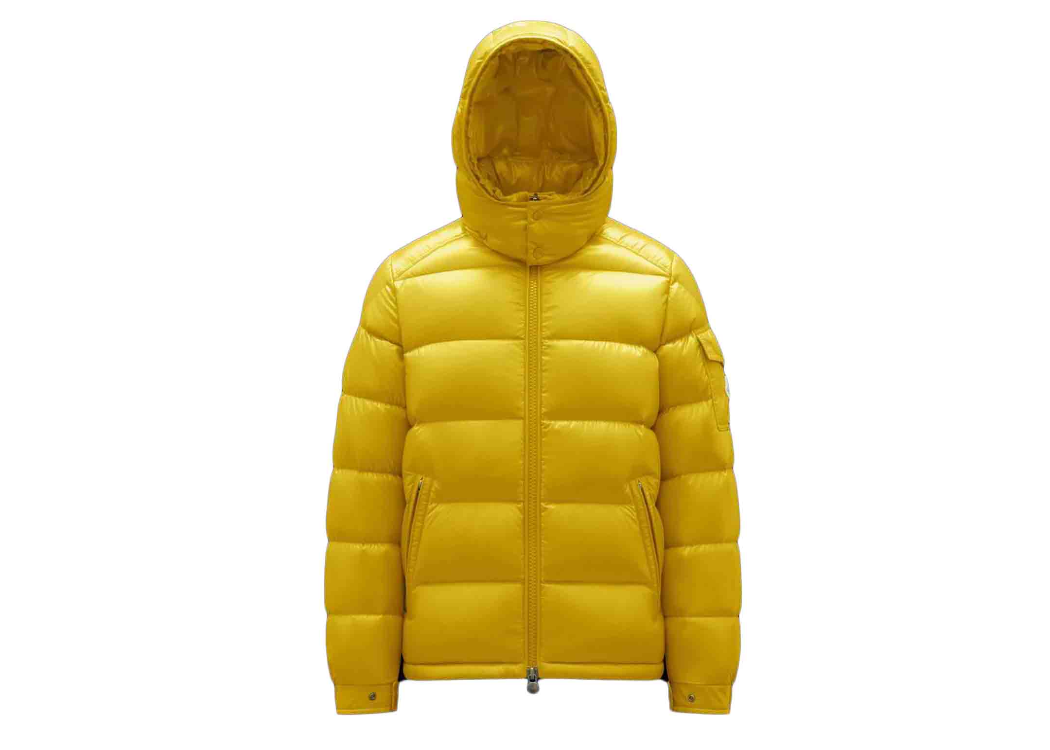 streetwear Moncler Maya Short Down Jacket Yellow