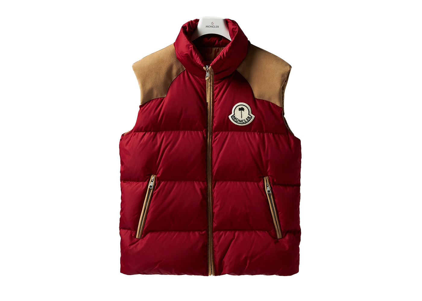 streetwear Moncler x Palm Angels Kamakou Vest Red
