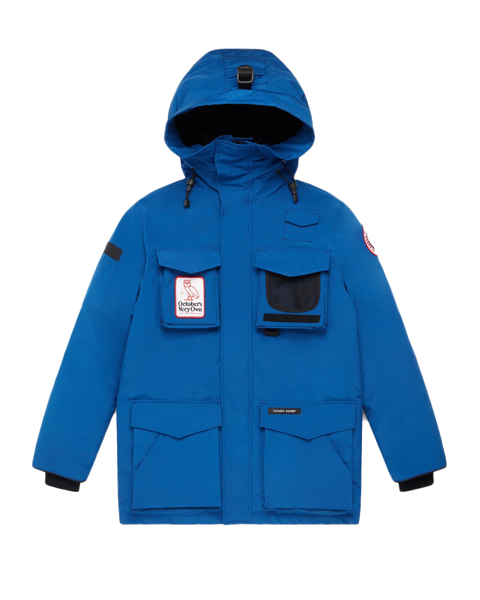 streetwear OVO x Canada Goose Terrain Parka Royal Blue