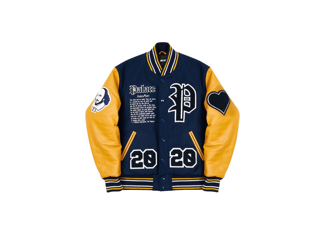 streetwear Palace As You Like It Varsity Jacket Navy
