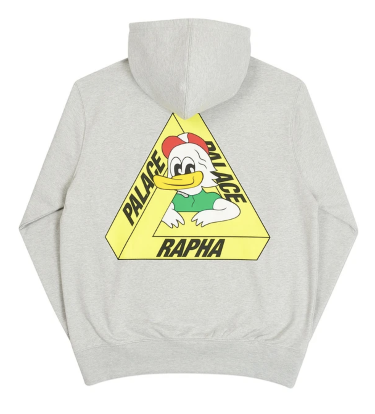 streetwear Palace x Rapha Off Bike Hood Grey Marl