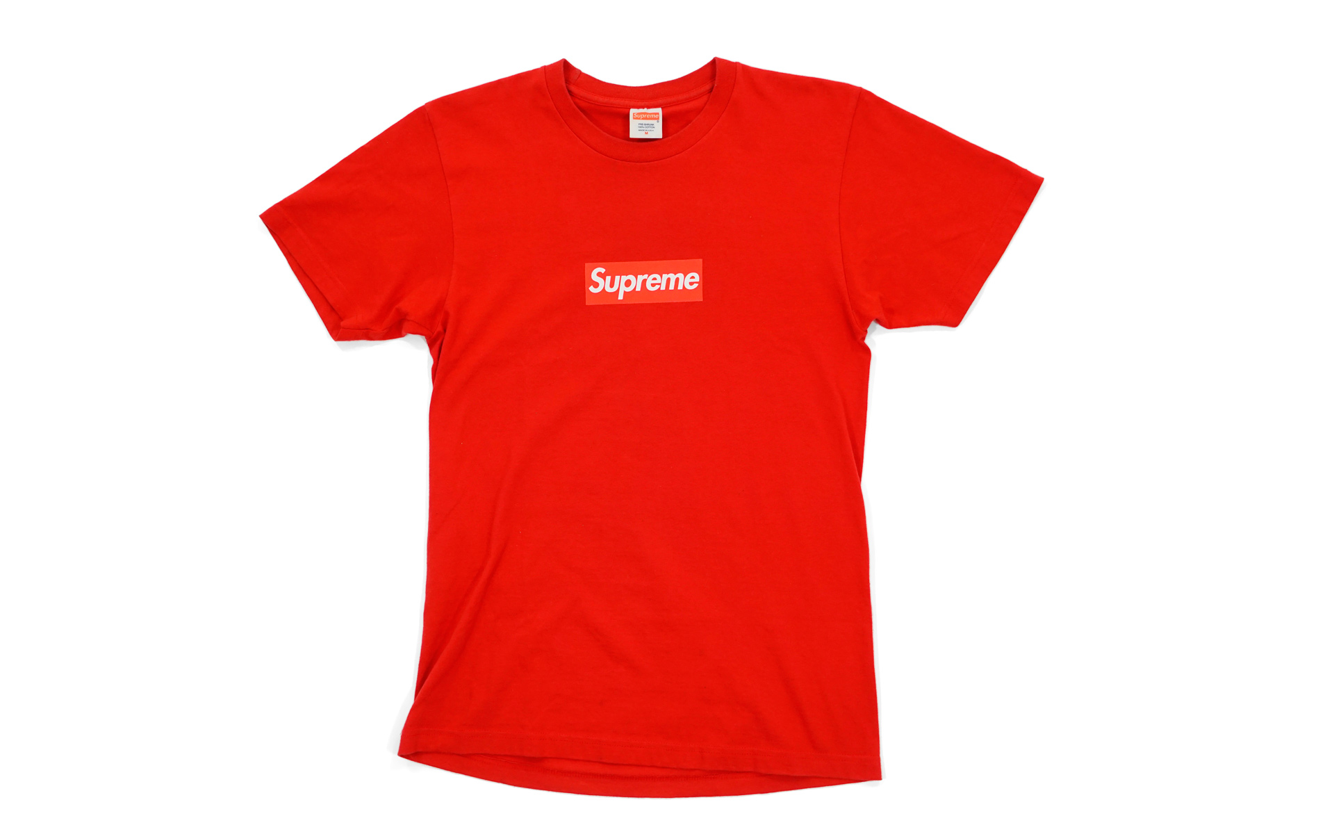 streetwear Supreme 20th Anniversary Box Logo Tee Red
