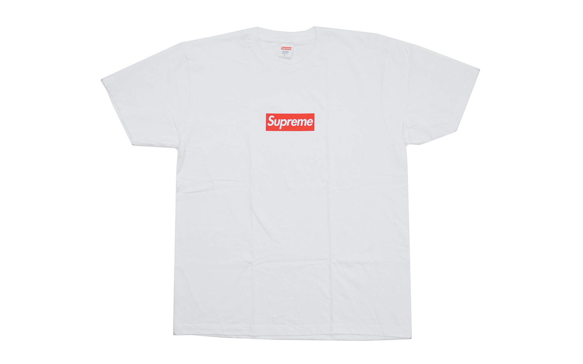 streetwear Supreme 20th Anniversary Box Logo Tee White