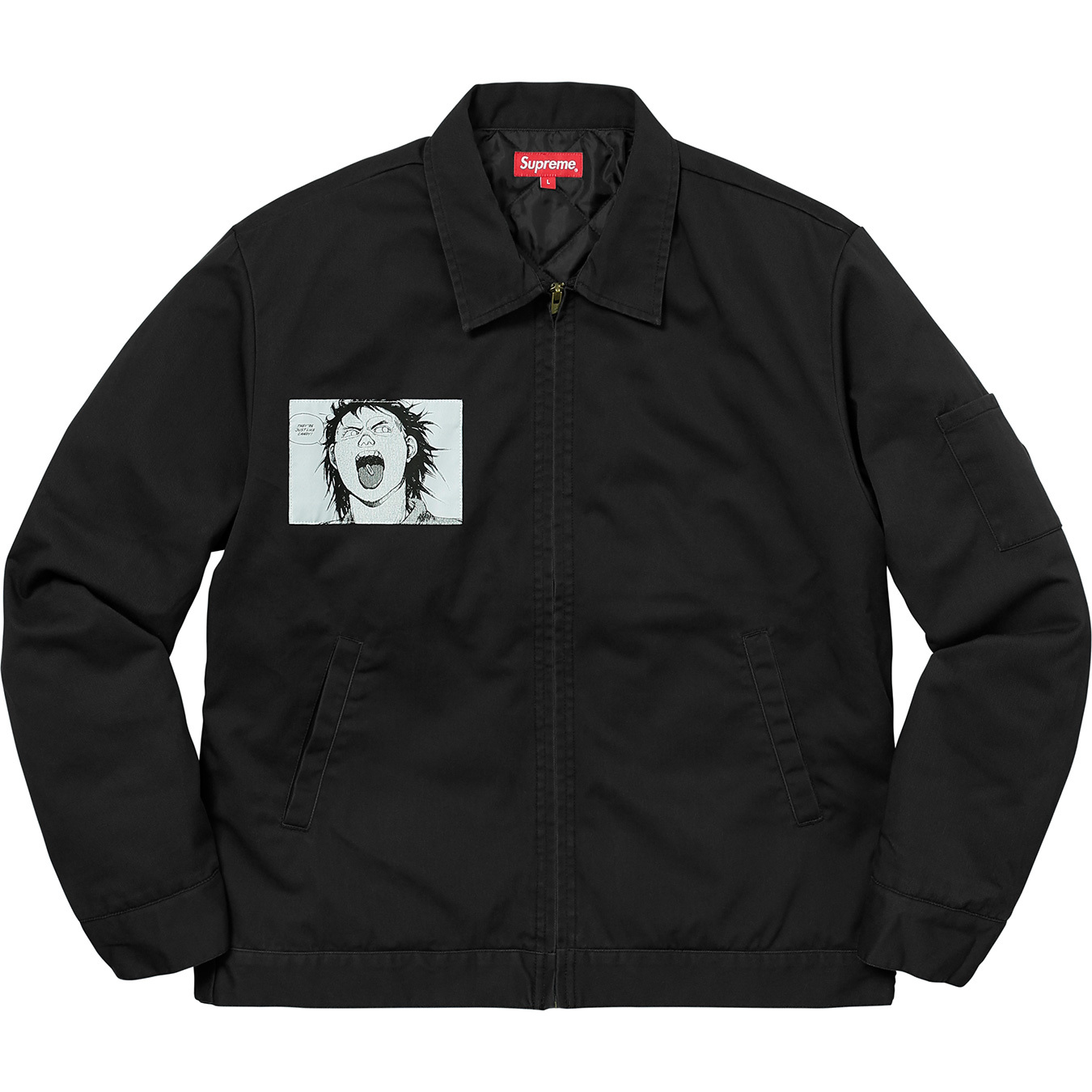 streetwear Supreme AKIRA Work Jacket Black