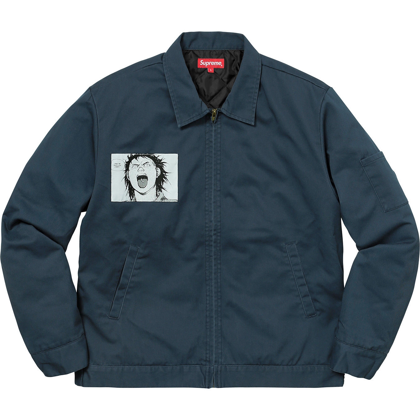 streetwear Supreme AKIRA Work Jacket Light Navy