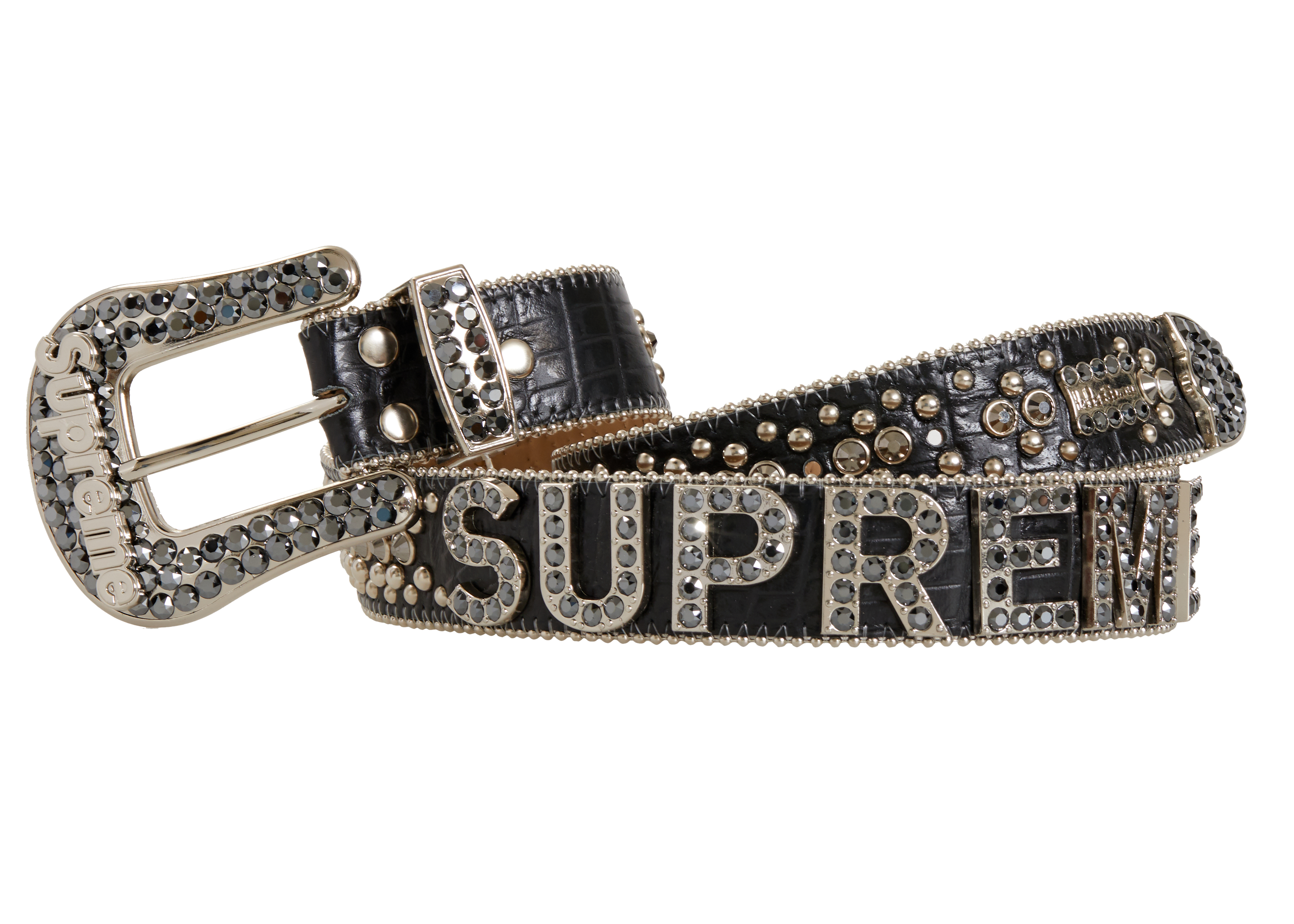 streetwear Supreme b.b. simon Belt Black