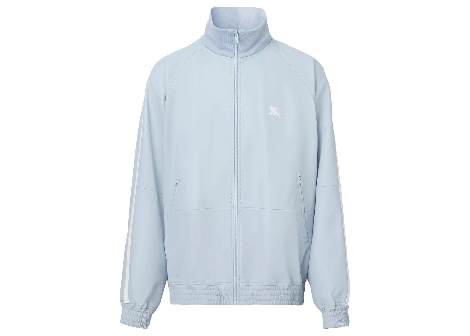 Supreme Burberry Embroidered Logo Lambskin Funnel-neck Jacket Pastel Blue sneakers