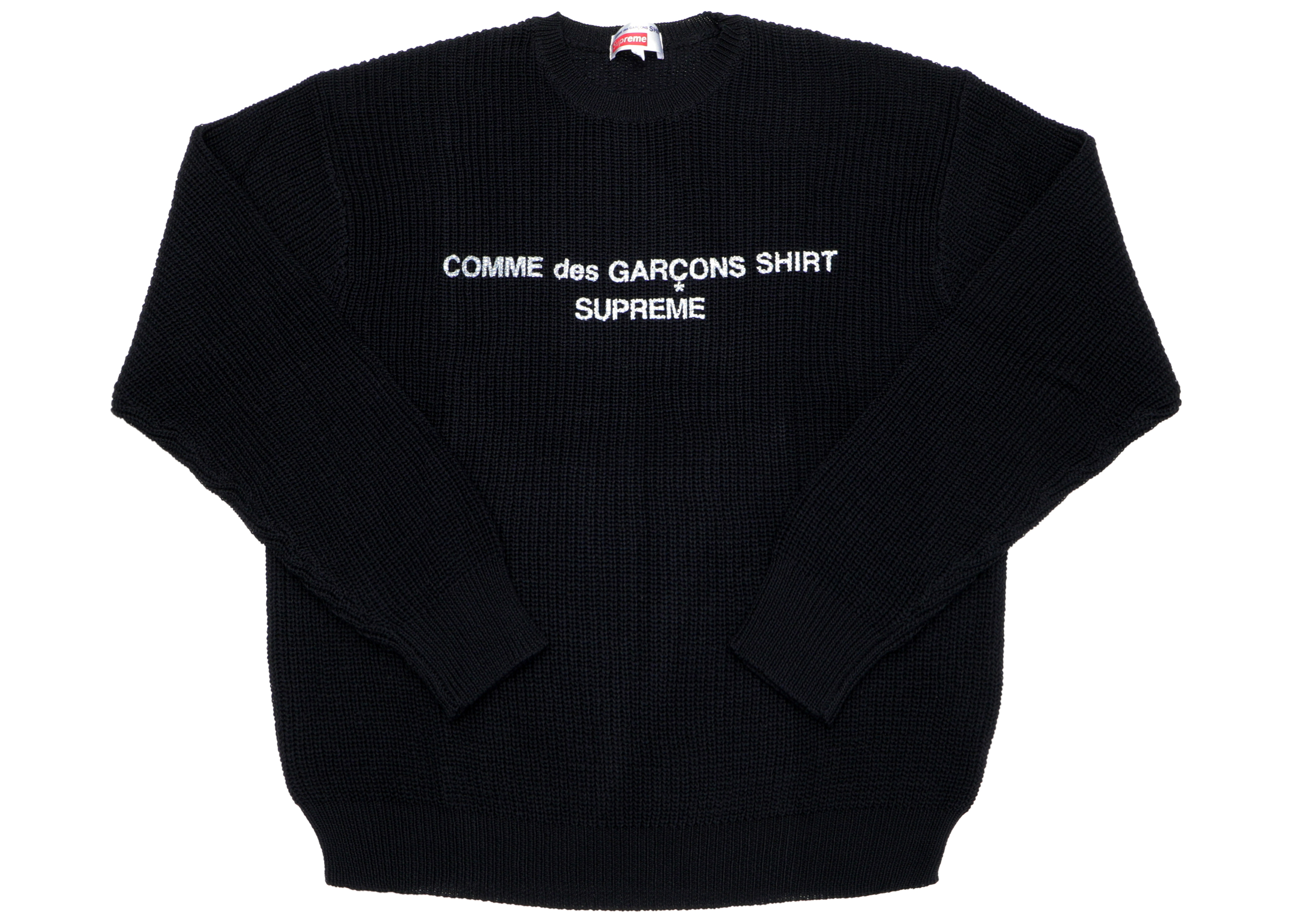 streetwear Supreme Comme des Garcons SHIRT Sweater Black