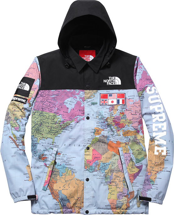 streetwear Supreme The North Face Expedition Coaches Jacket Multi