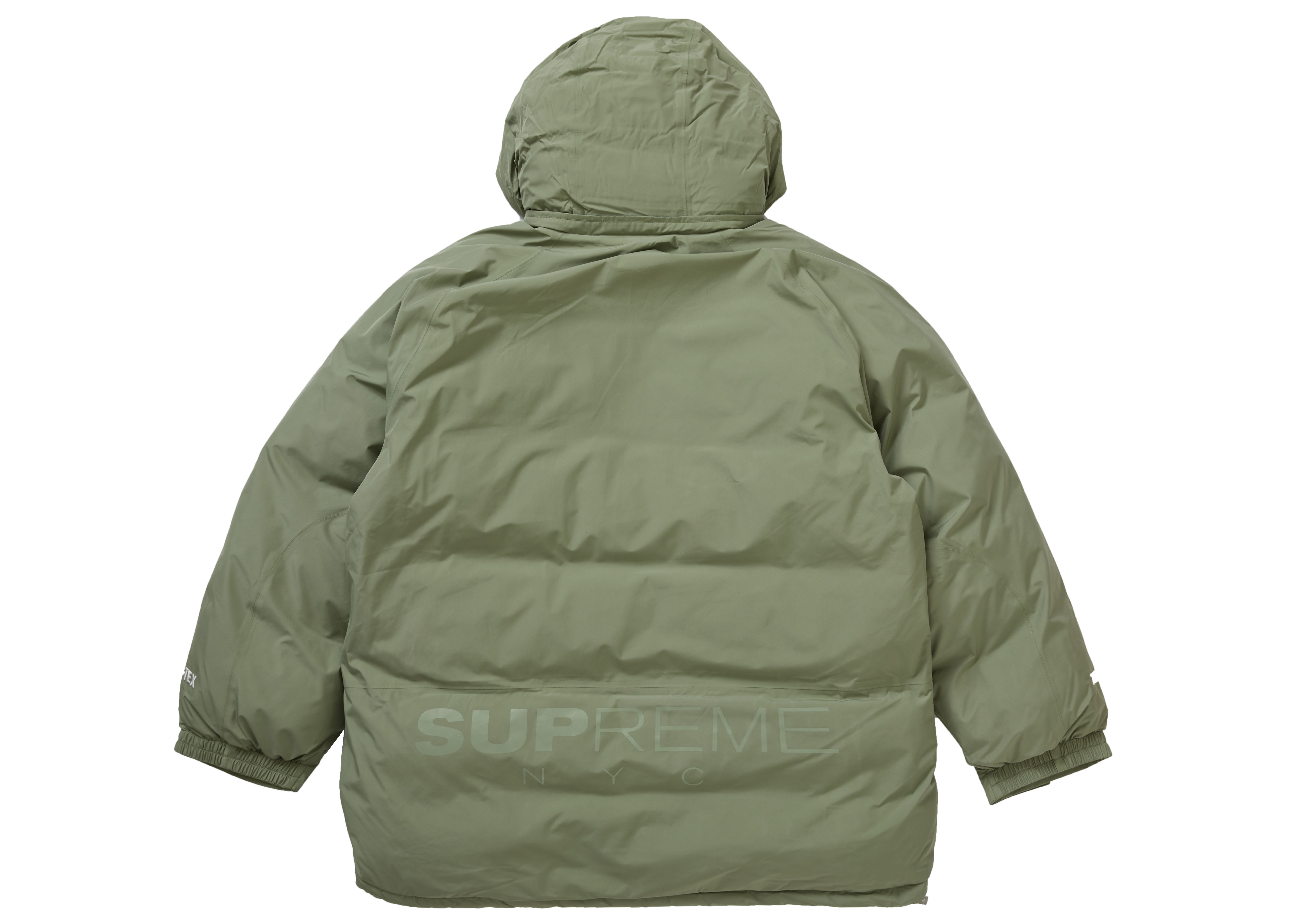 streetwear Supreme GORE-TEX 700-Fill Down Parka (FW20) Light Olive