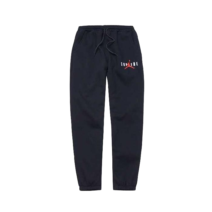 streetwear Supreme Jordan Sweatpant Black