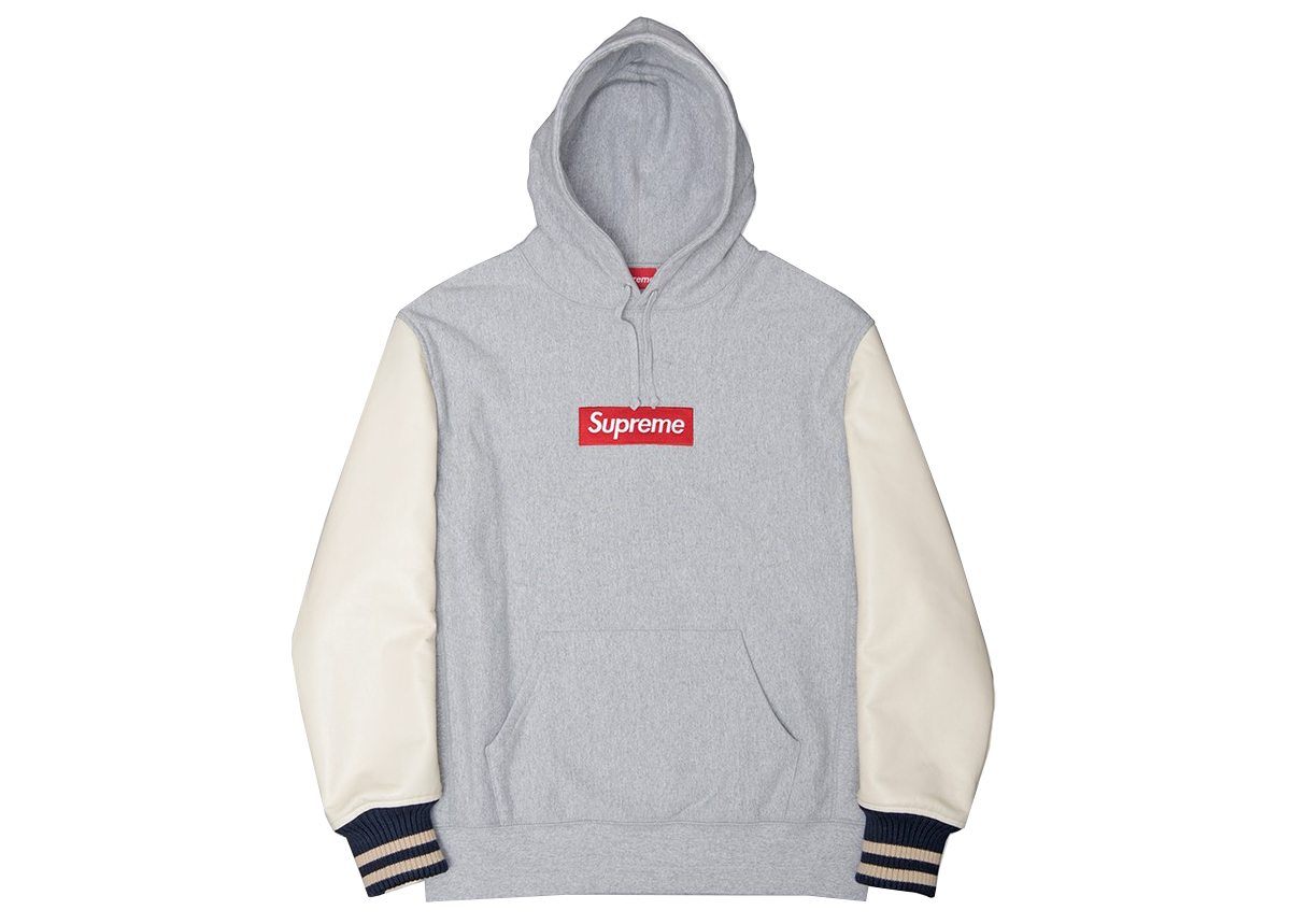 streetwear Supreme JUNYA WATANABE CDG MAN Customized Box Logo Hoodie Grey