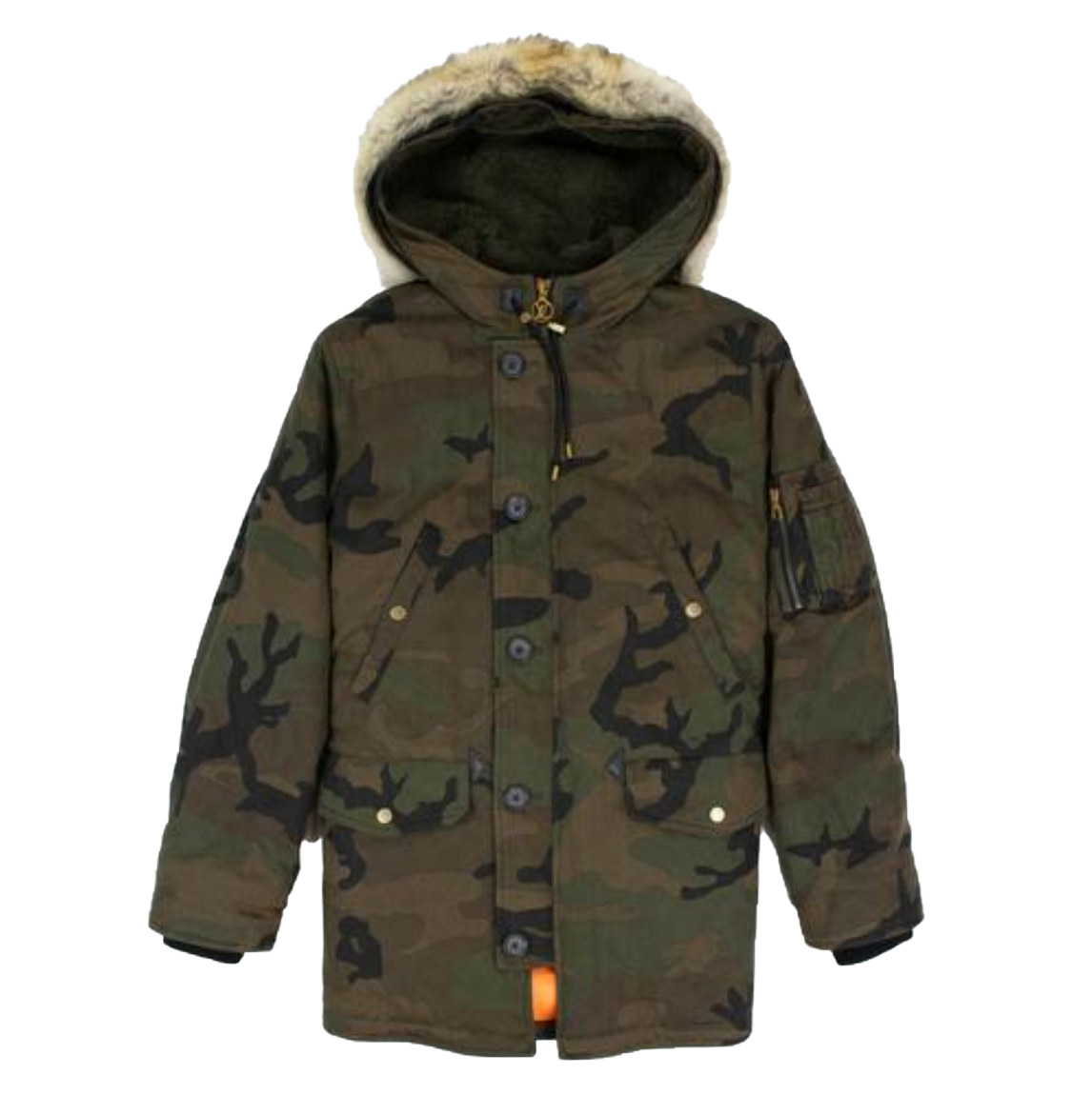streetwear Supreme Louis Vuitton Jacquard Denim N-3B Parka Camo