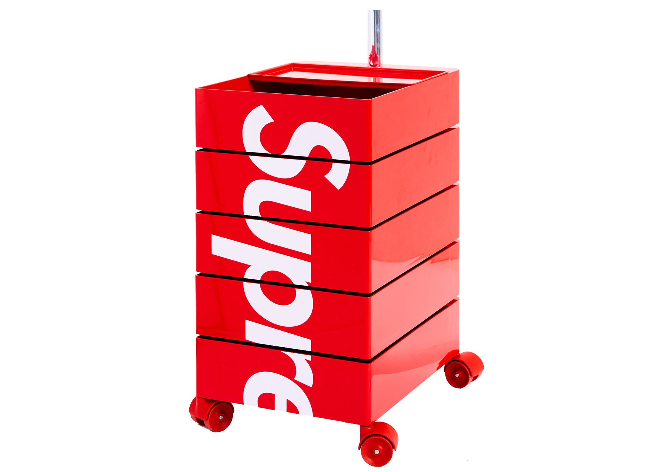 streetwear Supreme Magis 5 Drawer 360 Container Red