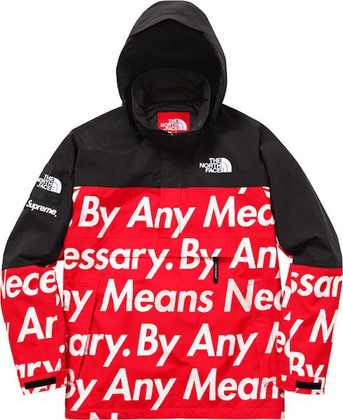 streetwear Supreme Mountain Pullover Red