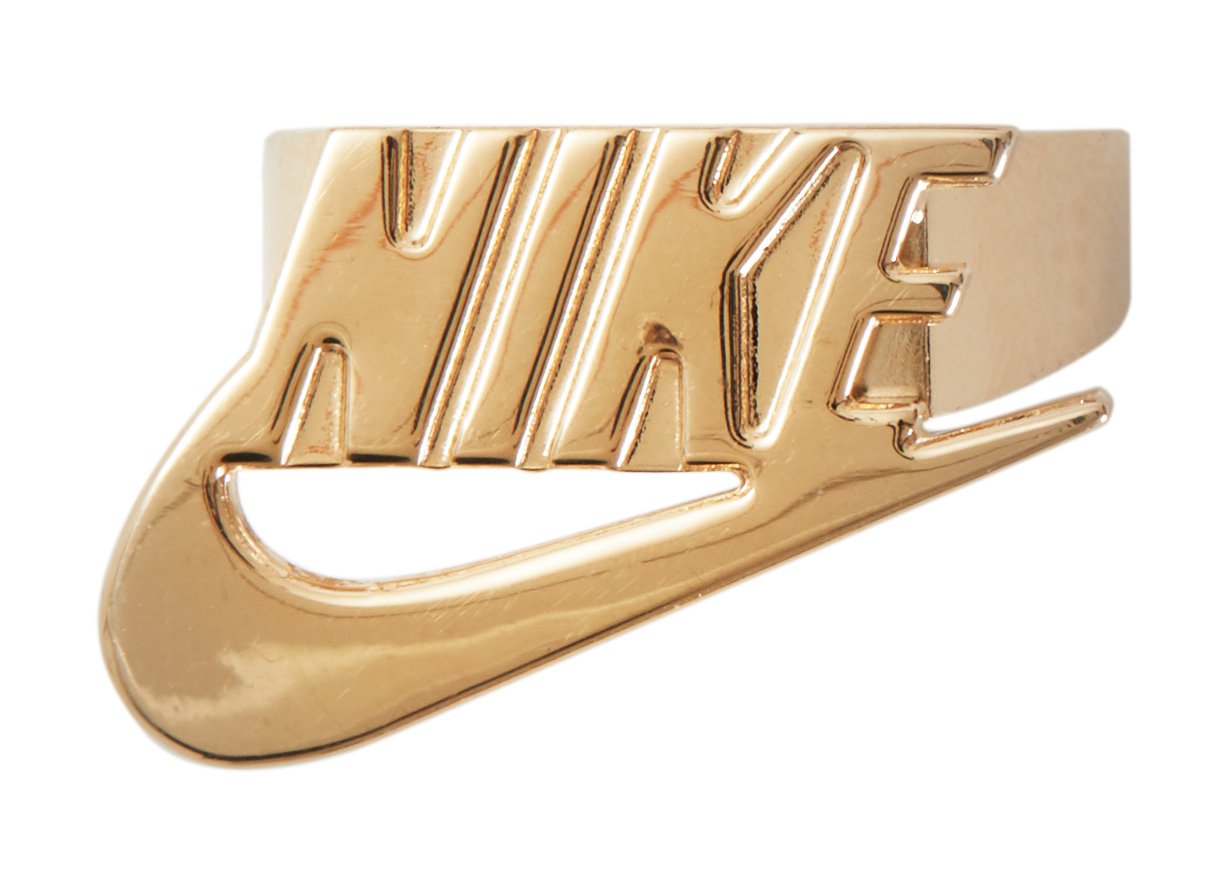 streetwear Supreme Nike 14K Gold Ring Gold