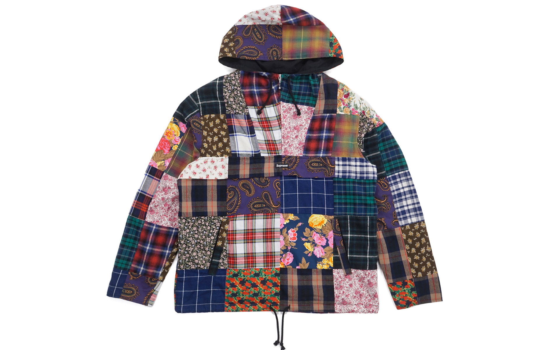 streetwear Supreme Patchwork Jacket Multi