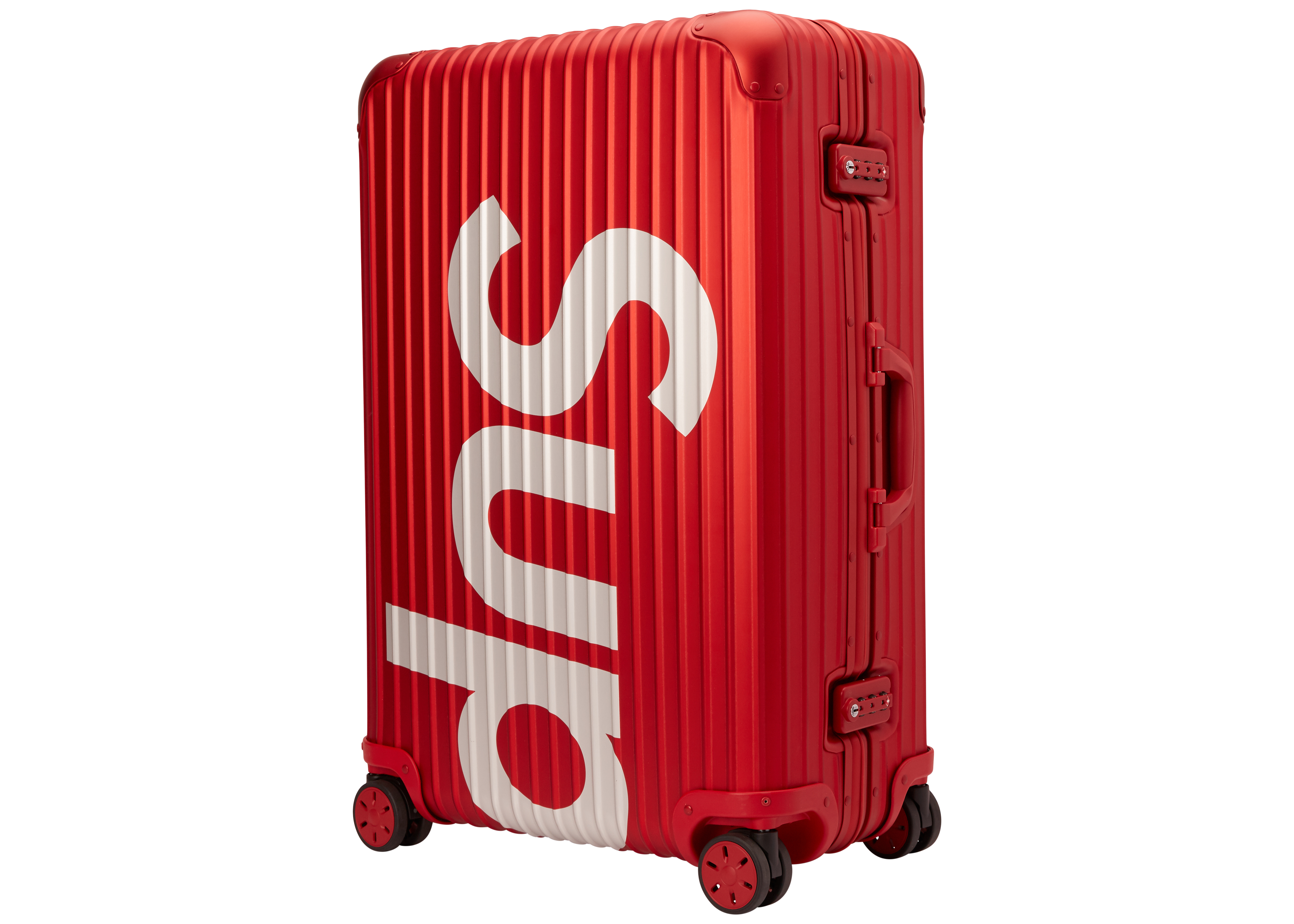streetwear Supreme RIMOWA Topas Multiwheel 82L Red